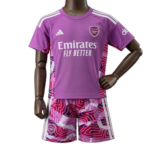 Arsenal 2026/27 Goalkeeper Kids Kit – Purple