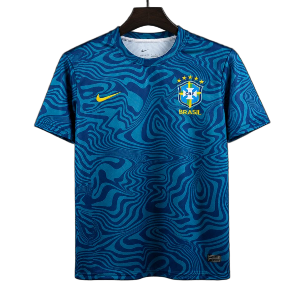 Brazil 2026 Pre – Match Training Top – Player Version – Blue