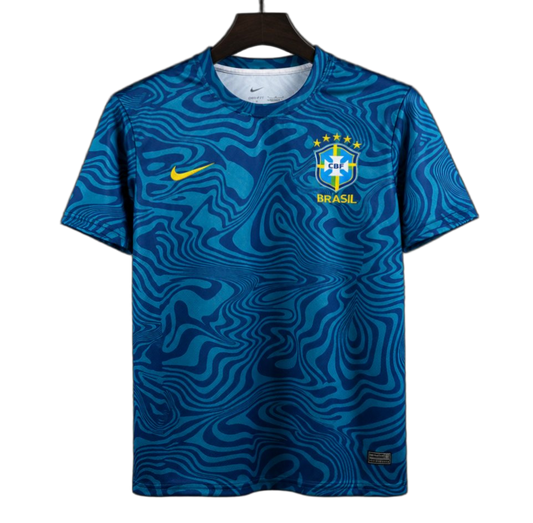 Brazil 2026 Pre – Match Training Top – Player Version – Blue