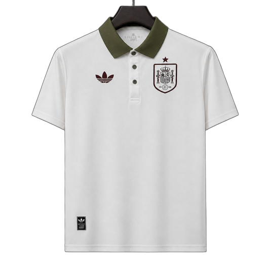 Spain 2026 Jersey – White – Polo