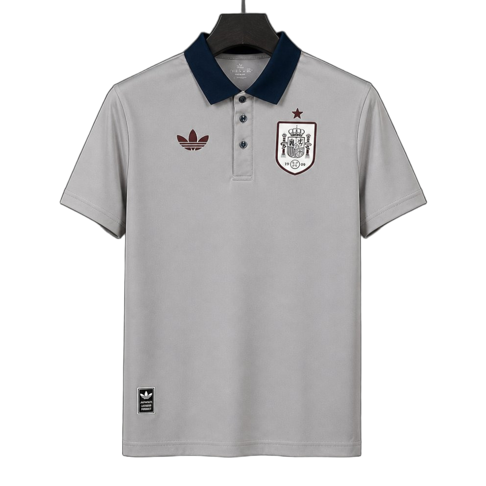 Spain 2026 Jersey – Grey – Polo