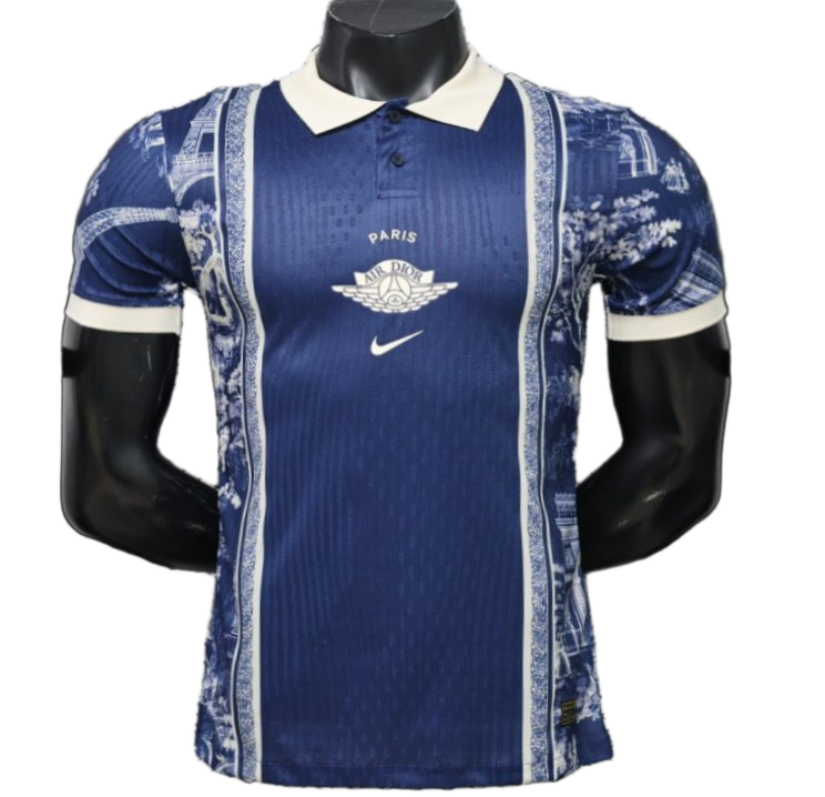 PSG 2026/27 Jersey – Player Version – Special Edition – Blue/White Ornamental