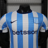Racing 2026/27 Home Jersey – Player Version – White/Blue