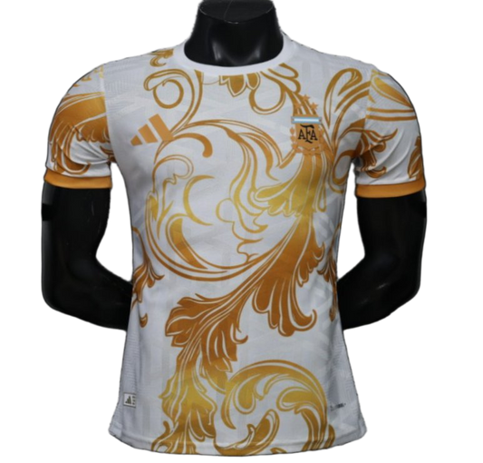 Argentina 2026 Jersey – Player Version – Special Edition – White/Gold