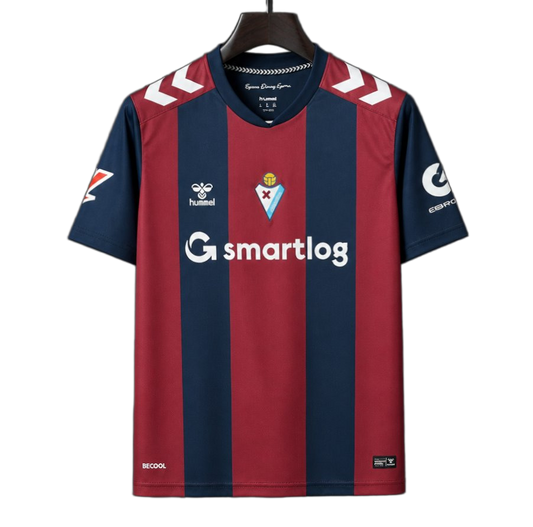 Eibar 2026/27 Home Jersey – Navy – Burgundy
