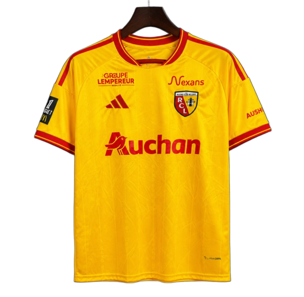 RC Lens 2026/27 Home Jersey – Red/Yellow