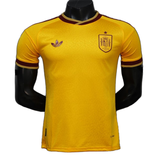 Real Madrid 2026/27 Jersey – Player Version – Special Edition – Yellow – Red Trim