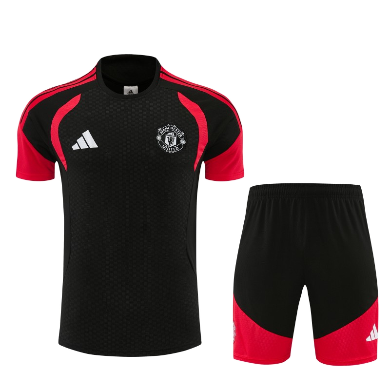 Manchester United 2026/27 Adult Kit – Black/Red – – Black Base
