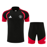 Manchester United 2026/27 Adult Kit – Black/Red – – Black Base