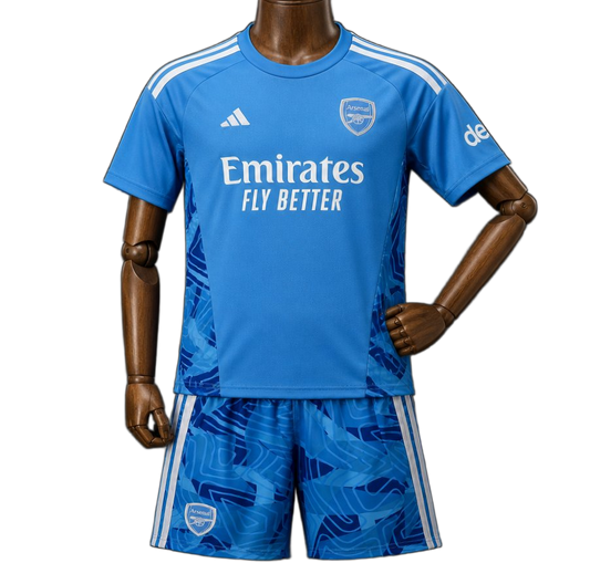 Arsenal 2026/27 Goalkeeper Kids Kit – Blue