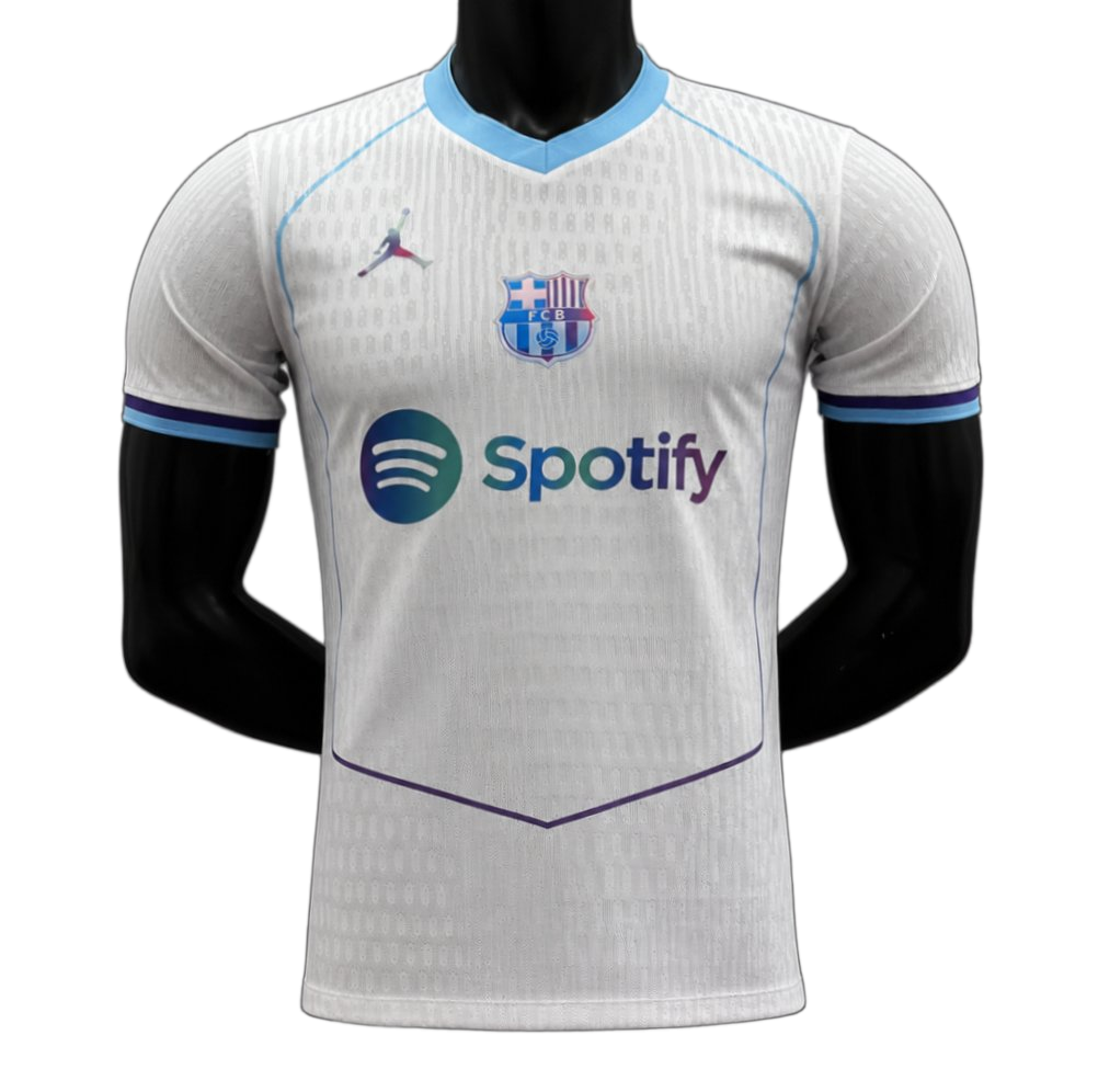 FC Barcelona 2026/27 Away Jersey – Player Version – Special Edition – White/Blue
