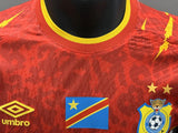 DR Congo Sky 2026 Third Jersey – Player Version – Red