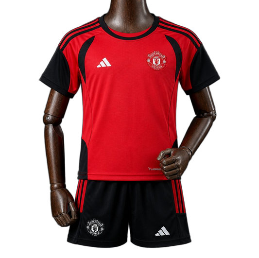 Manchester United 2026/27 Training Kids Kit – Red