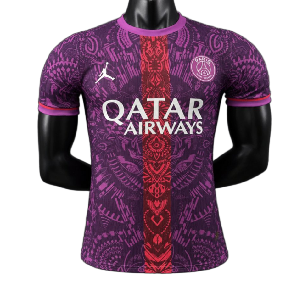 PSG 2026/27 Jersey – Player Version – Special Edition – Purple – Tribal Pattern