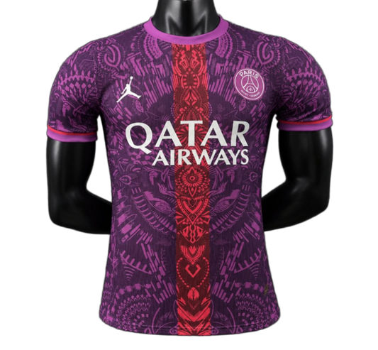 PSG 2026/27 Jersey – Player Version – Special Edition – Purple – Tribal Pattern