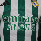 Real Madrid 2026/27 Jersey – Player Version – Special Edition – White/Green – Stripes