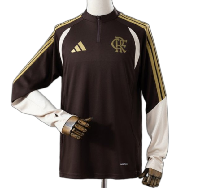 Flamengo 2026/27 Training Training Top – Long Sleeve – Brown