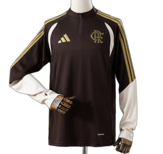 Flamengo 2026/27 Training Training Top – Long Sleeve – Brown