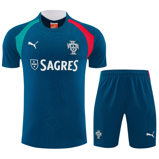 Portugal 2026/27 Jersey – Dark Teal Short Shorts