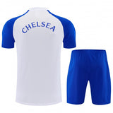 Chelsea 2026/27 Jersey – White/Blue – Short Shorts