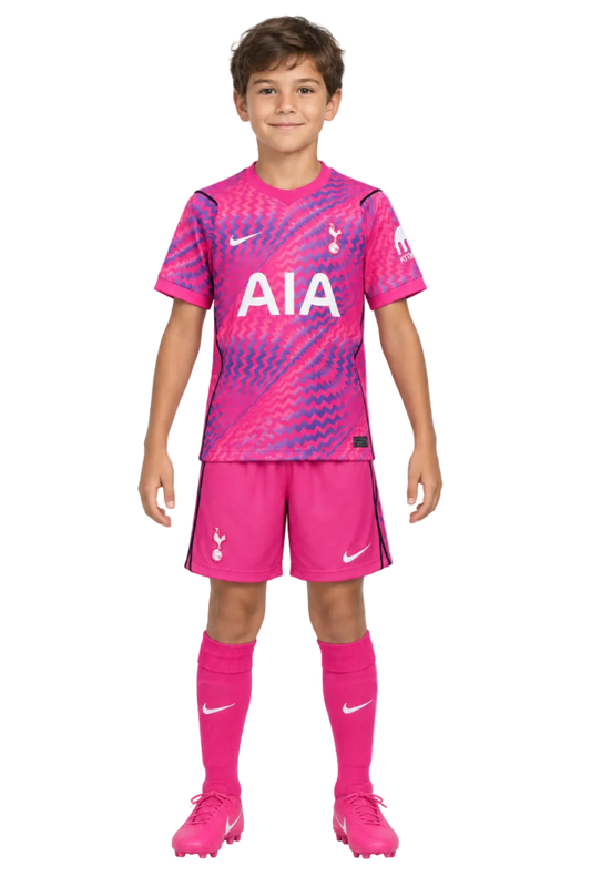 Tottenham Hotspur 2026/27 Goalkeeper Jersey – Kids – Pink
