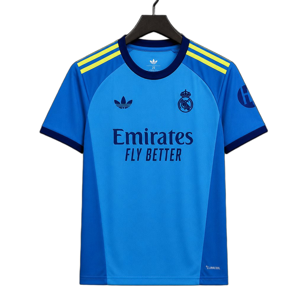 Real Madrid 2026/27 Away Goalkeeper Jersey – Blue