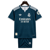 Real Madrid 2026/27 Away Kids Kit – Teal