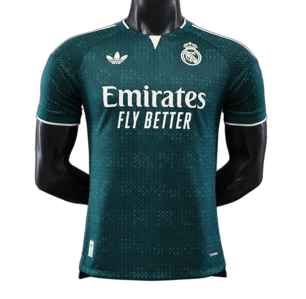 Real Madrid 2026/27 Away Jersey – Player Version – Teal
