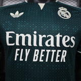 Real Madrid 2026/27 Camiseta visitante – Versión jugador – Verde azulado