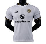 Manchester United 2026/27 Away Jersey – Player Version – White/Gold