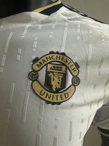 Manchester United 2026/27 Away Jersey – Player Version – White/Gold