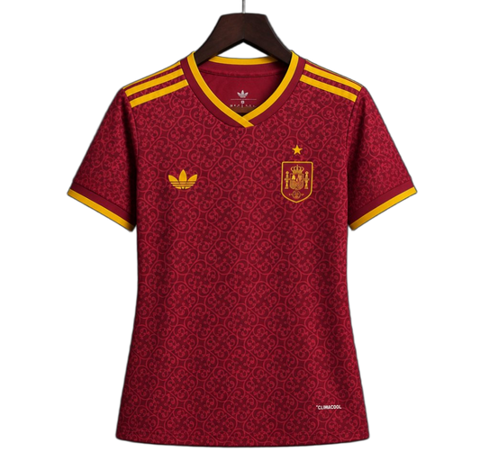 Spain 2026 Away Jersey – Women's – Special Edition – Red