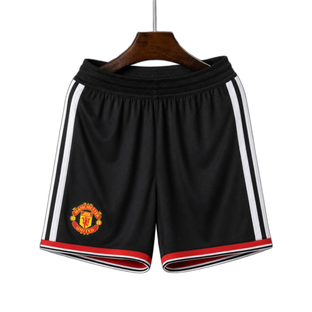 Manchester United 2026/27 Shorts – Player Version – Black