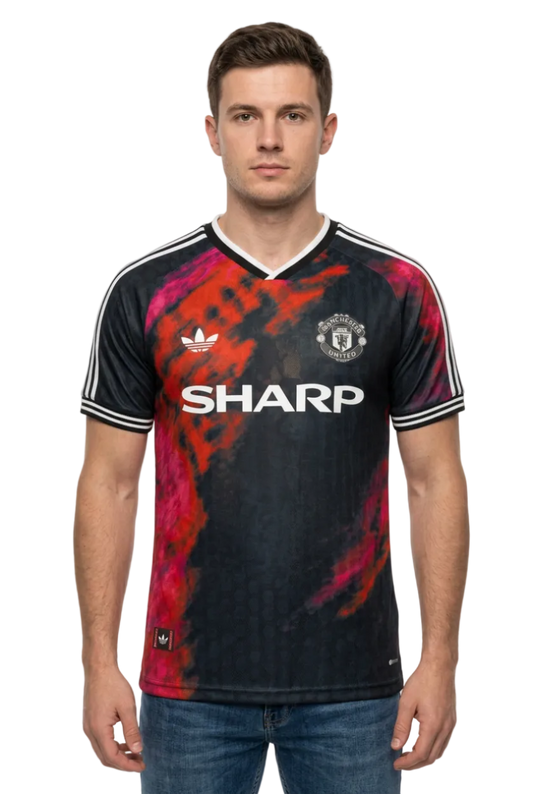 Manchester United 2026/27 Jersey – Player Version – Special Edition – Black/Red – Sharp