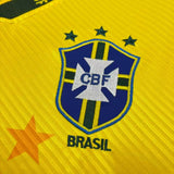 Brazil 1994 Home Jersey – Long Sleeve – Retro Version – Yellow
