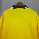 Brazil 1994 Home Jersey – Long Sleeve – Retro Version – Yellow