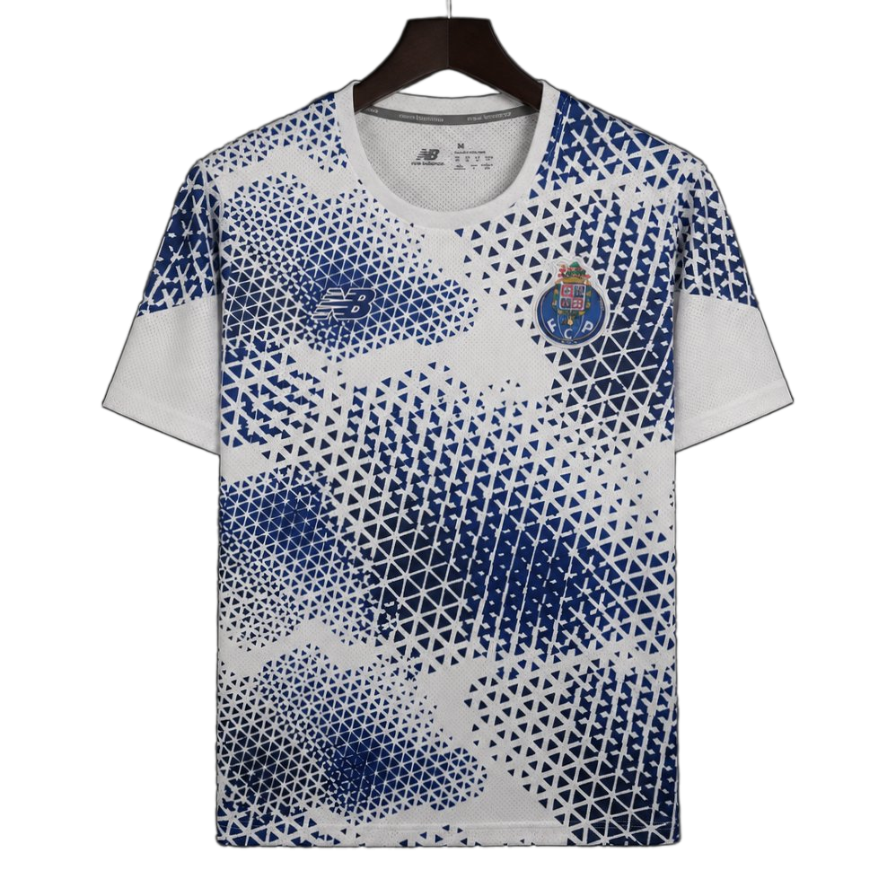 Porto 2026/27 Pre – Match Training Top – Player Version – White/Blue