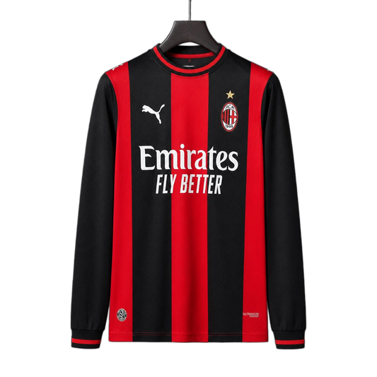 AC Milan 2026/27 Home Jersey – Long Sleeve