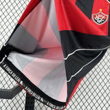 Vitoria 2026/27 Home Jersey – Red/Black Stripes
