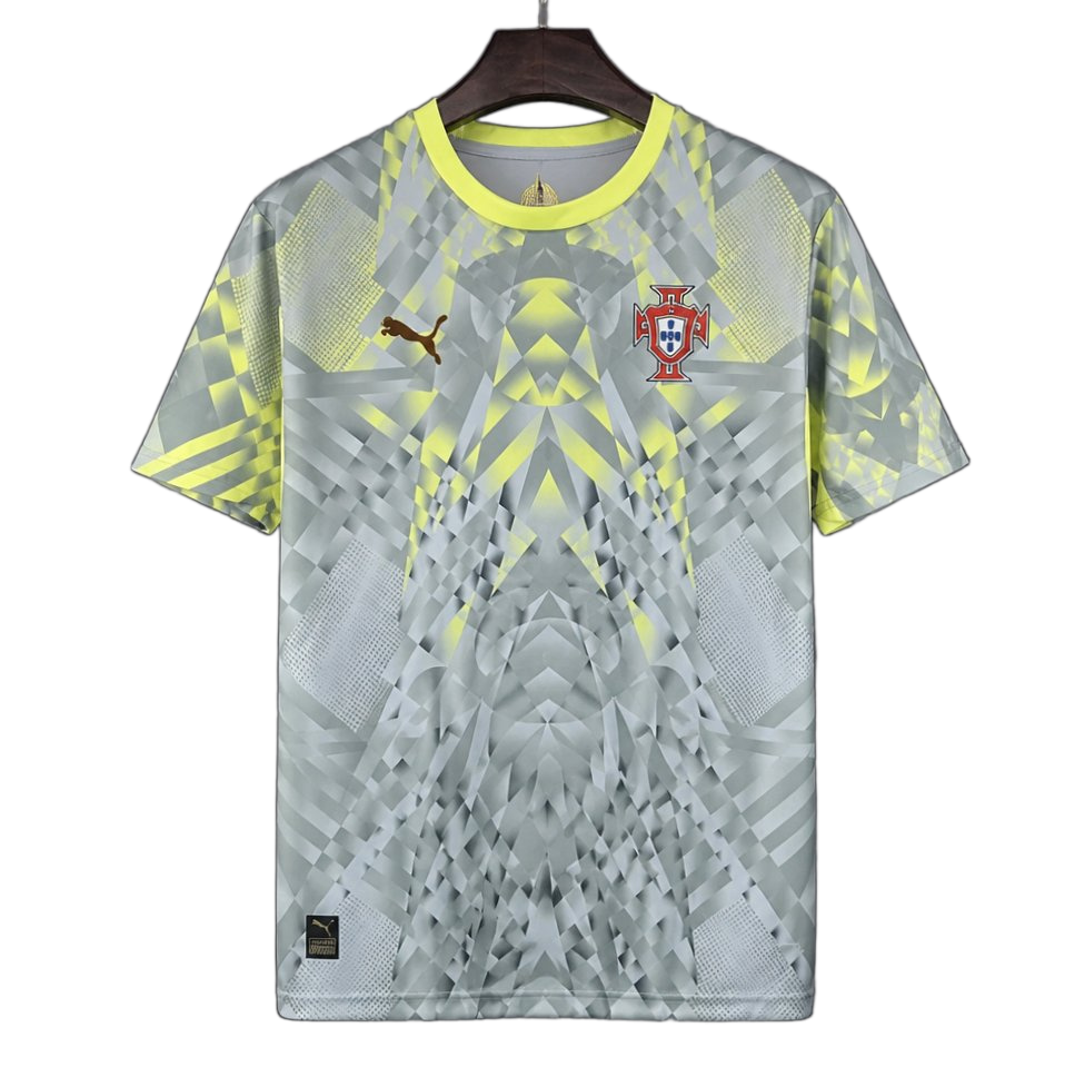 Portugal 2026 Goalkeeper Jersey – Grey/Neon Yellow