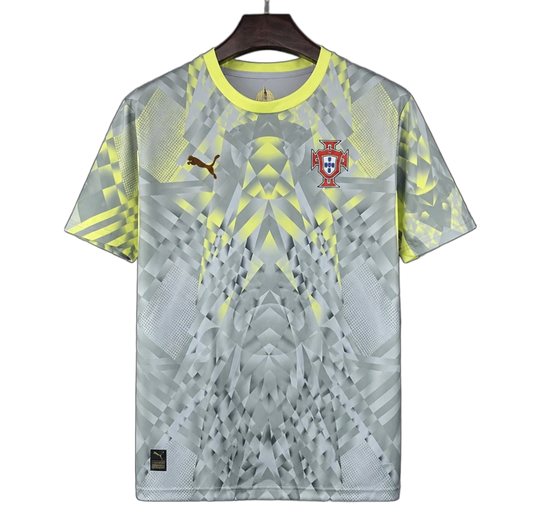 Portugal 2026 Goalkeeper Jersey – Grey/Neon Yellow