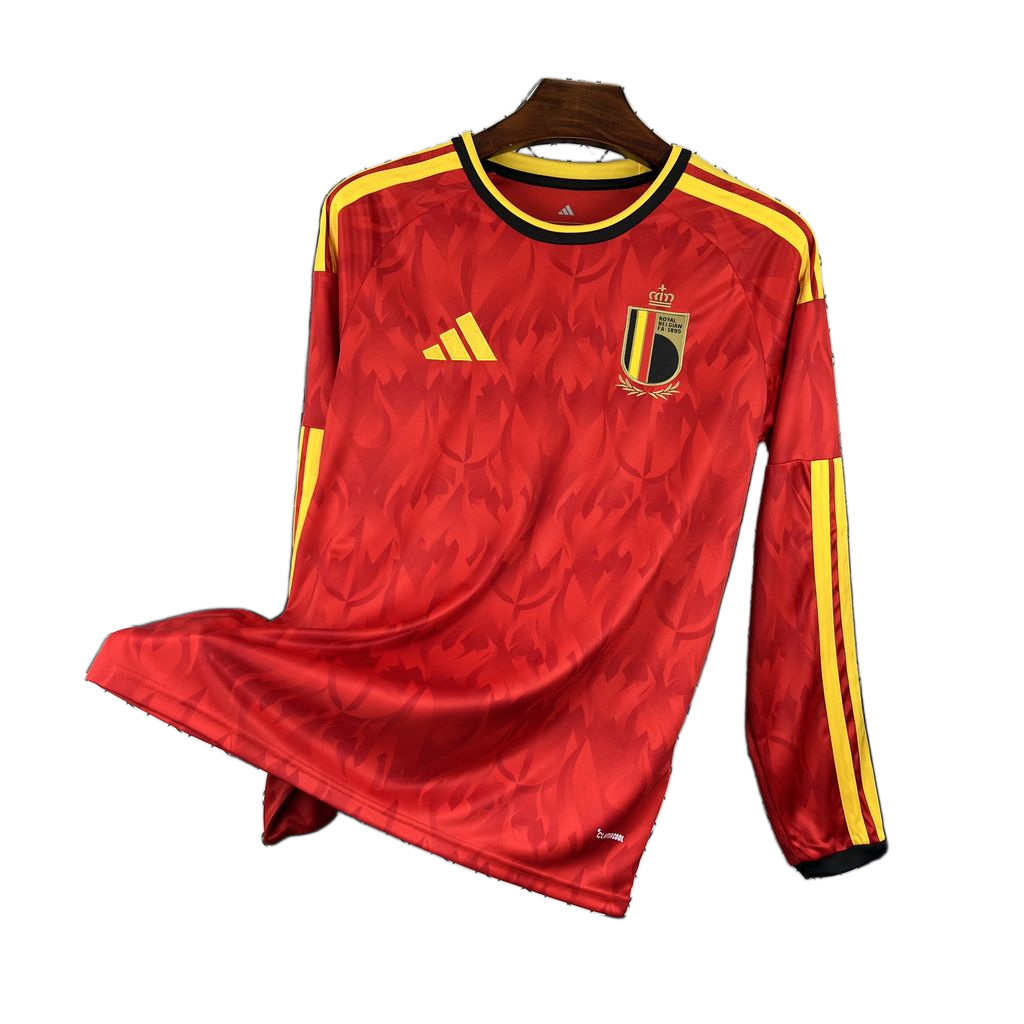 Belgium 2026 World Cup Home Jersey – Long Sleeve