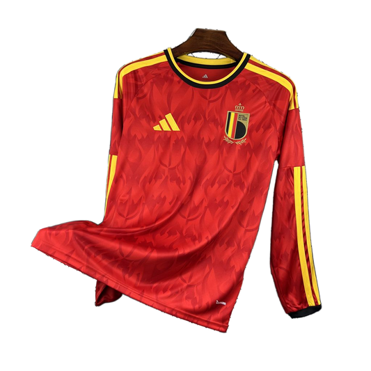 Belgium 2026 World Cup Home Jersey – Long Sleeve