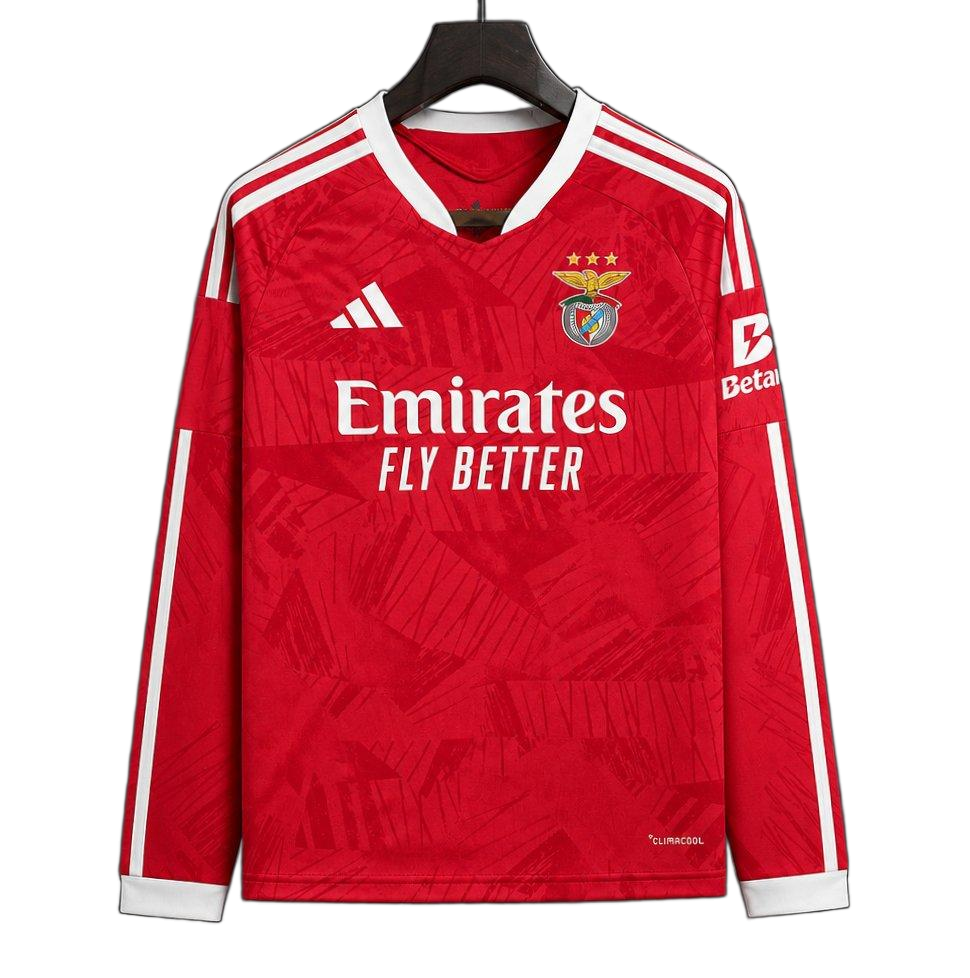Benfica 2026/27 Home Jersey – Long Sleeve