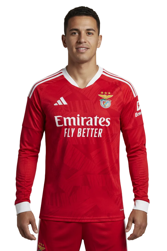 Benfica 2026/27 Home Jersey – Long Sleeve