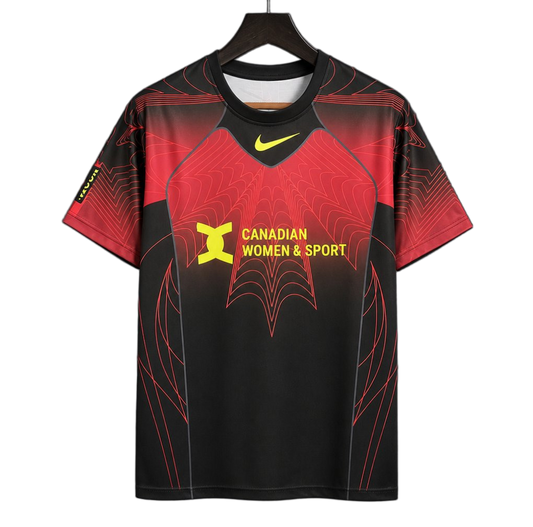 Canada 2026 Training Jersey – Black/Red