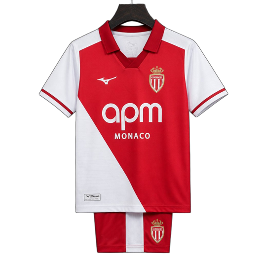 AS Monaco 2026/27 Home Jersey – Kids