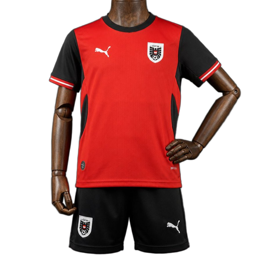 Austria 2026 World Cup Home Kids Kit