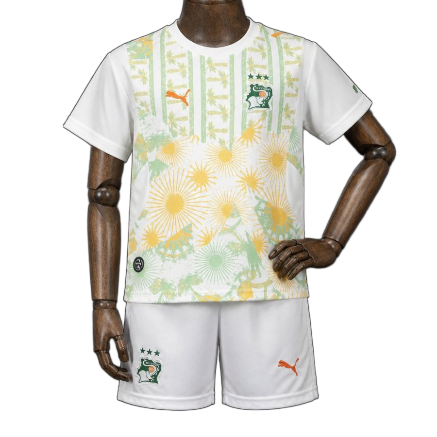 Ivory Coast 2026 World Cup Away Kids Kit