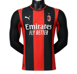 AC Milan 2026/27 Home Jersey – Player Version – Long Sleeve